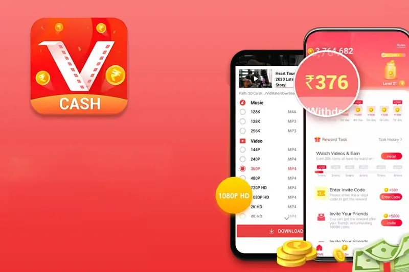 what Is vidMate cash code 